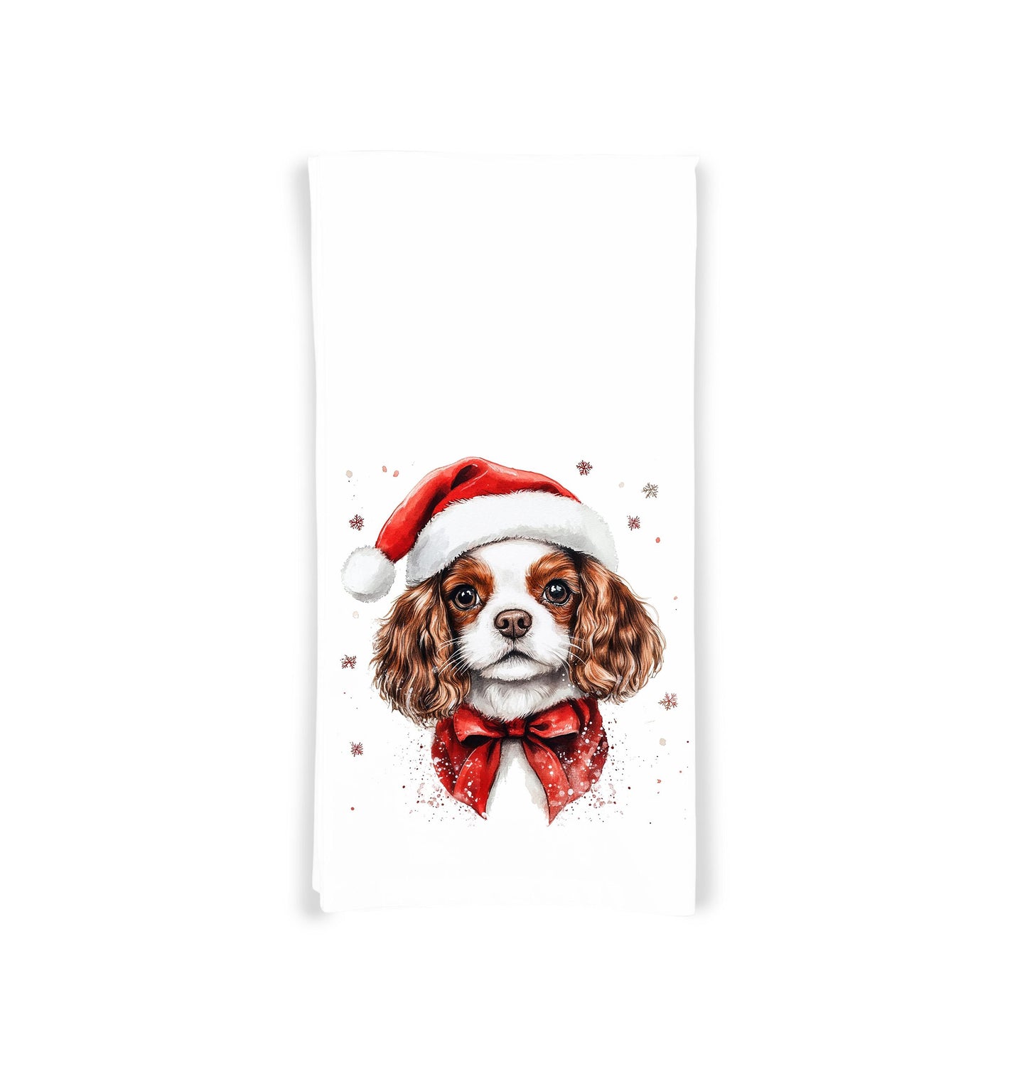 Cavalier King Charles Spaniel Holiday Towel Set of 8 Valentine St Patrick Cinco de Mayo Easter 4th of July Halloween Thanksgiving Christmas