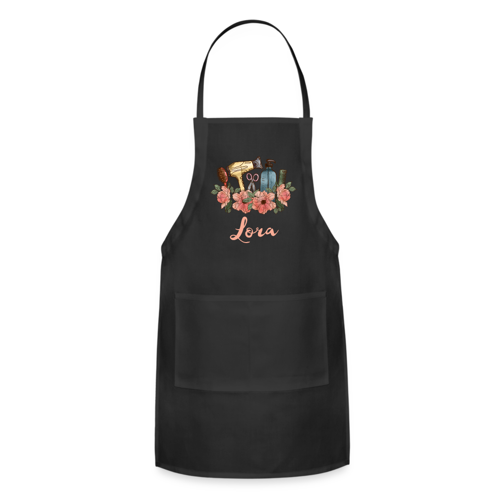 Lora Adjustable Apron - black