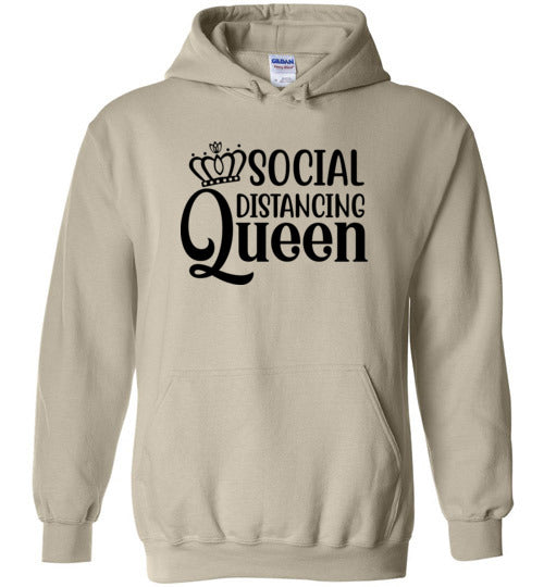 Social Distancing Queen Hoodie