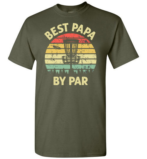 Best Papa By Par Disc Golf Shirt for Men