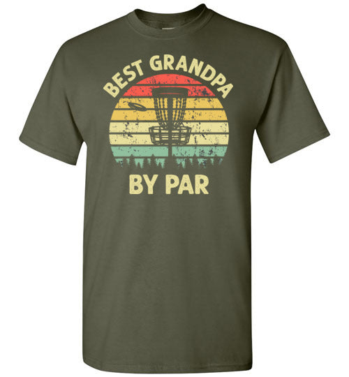 Best Grandpa By Par Disc Golf Shirt for Men