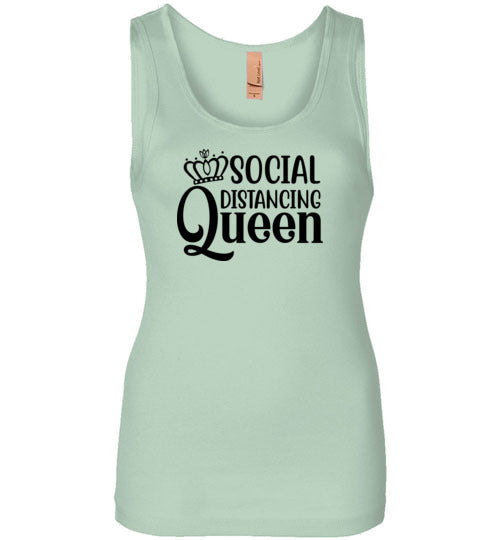 Social Distancing Queen Tank Top