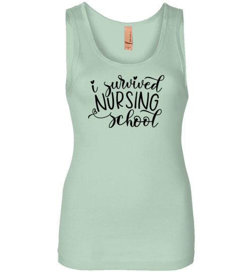 I Survived Nursing School Tank Top
