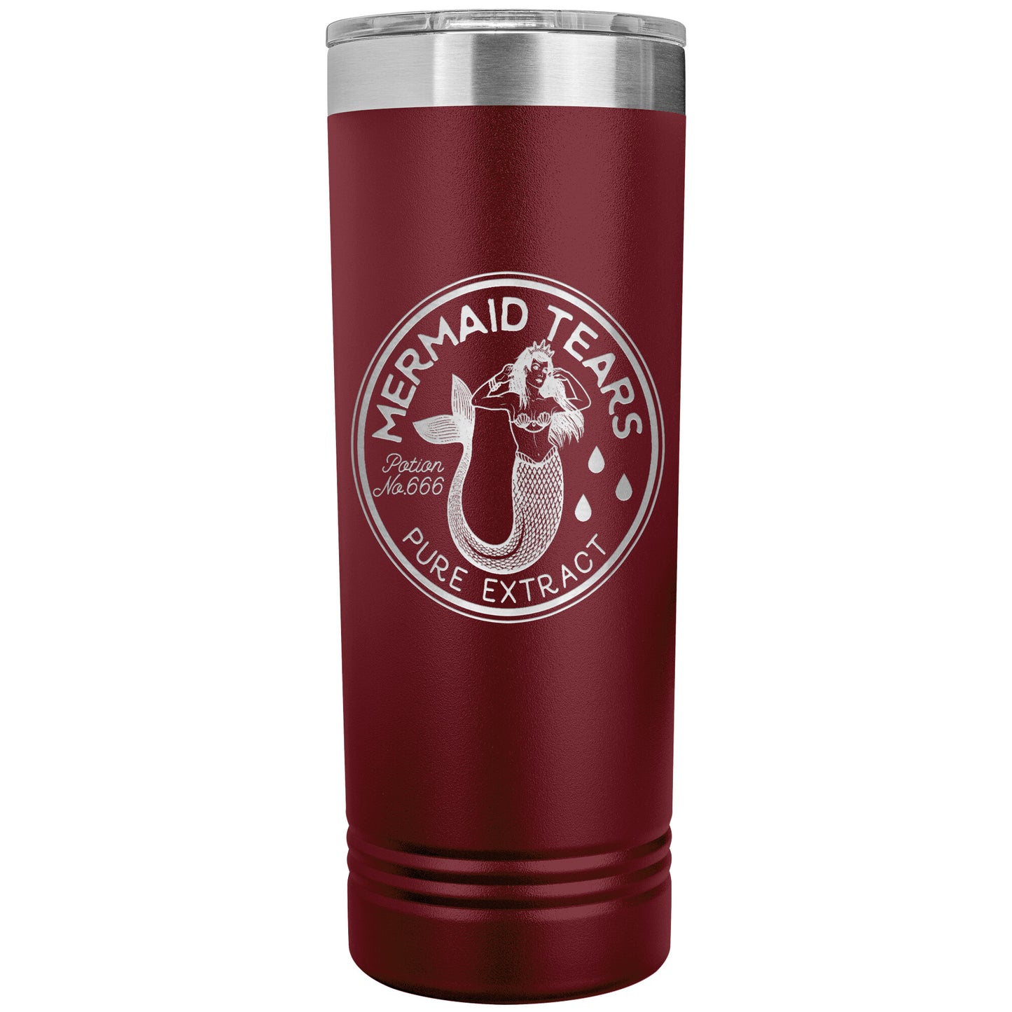 Mermaid Tears 22oz Skinny Tumbler Funny Halloween