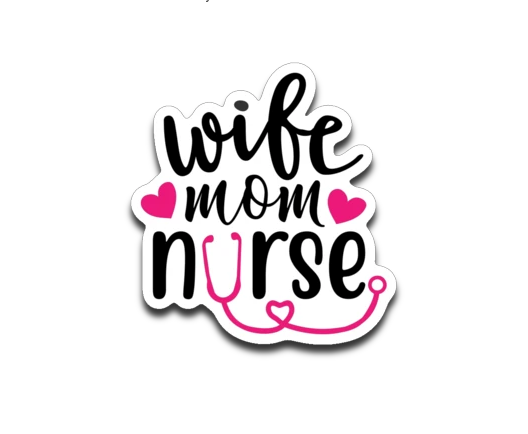 Nurse Decal Sticker Pack | Nurse Appreciation Gift | Set of 5 Cute & Funny Nursing Vinyl Decals
