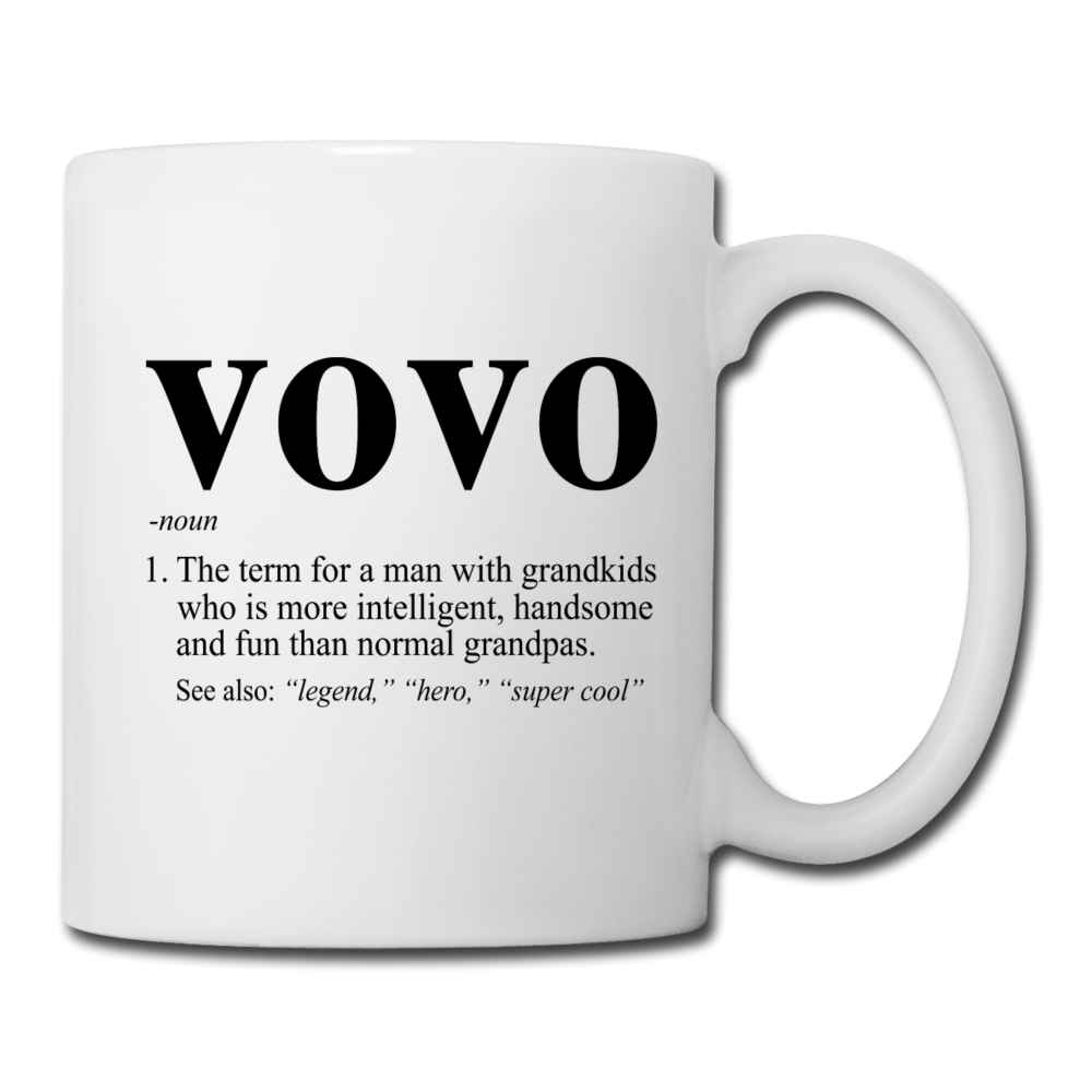 Vovo Definition Coffee/Tea Mug - white