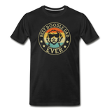 Best Doodle Dad Ever Men's Premium T-Shirt - black