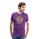 Best Doodle Dad Ever Men's Premium T-Shirt - purple