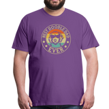 Best Doodle Dad Ever Men's Premium T-Shirt - purple