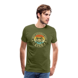 Best Doodle Dad Ever Men's Premium T-Shirt - olive green