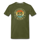 Best Doodle Dad Ever Men's Premium T-Shirt - olive green