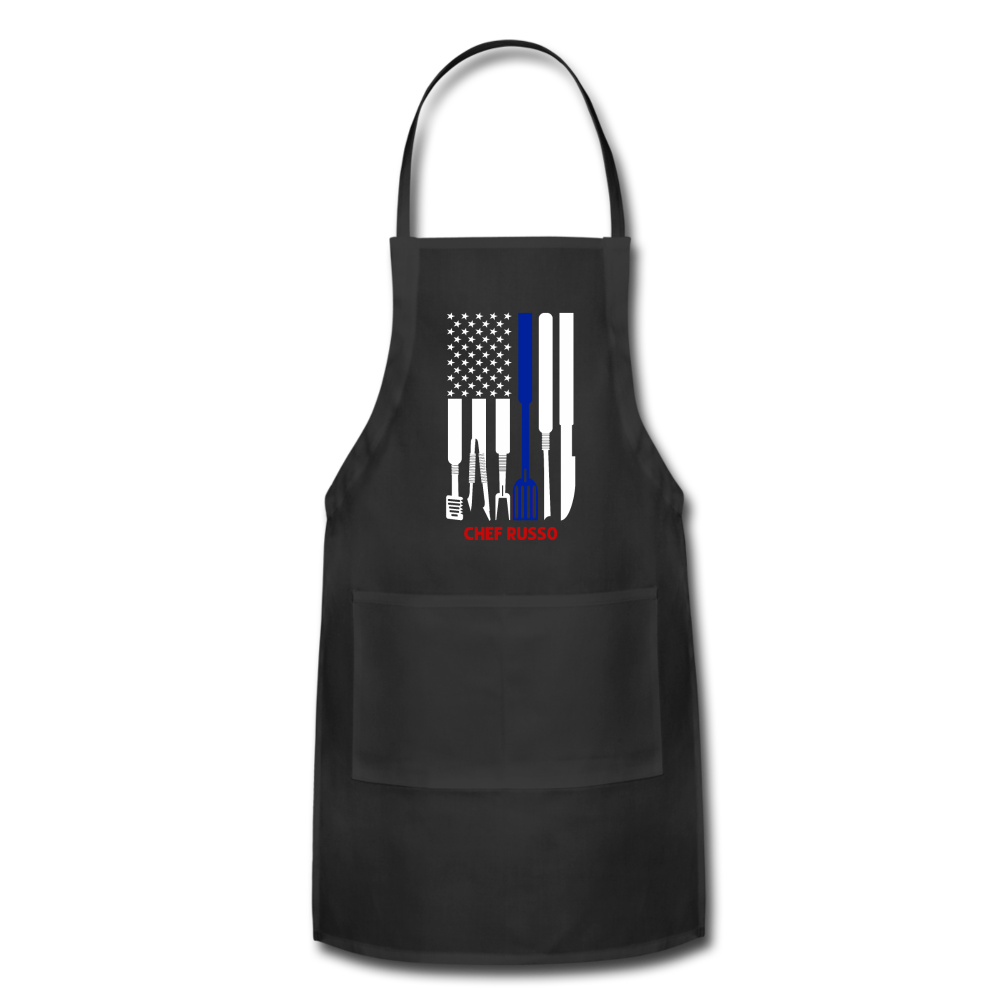 Chef Russo Adjustable Apron - black