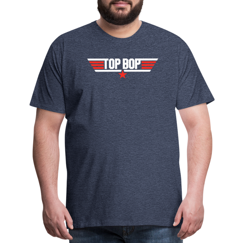 Top Bop Men's Premium T-Shirt - heather blue