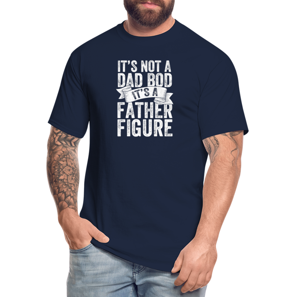 It's Not a Dad Bod It's a Father Figure Men's Tall T-Shirt - navy