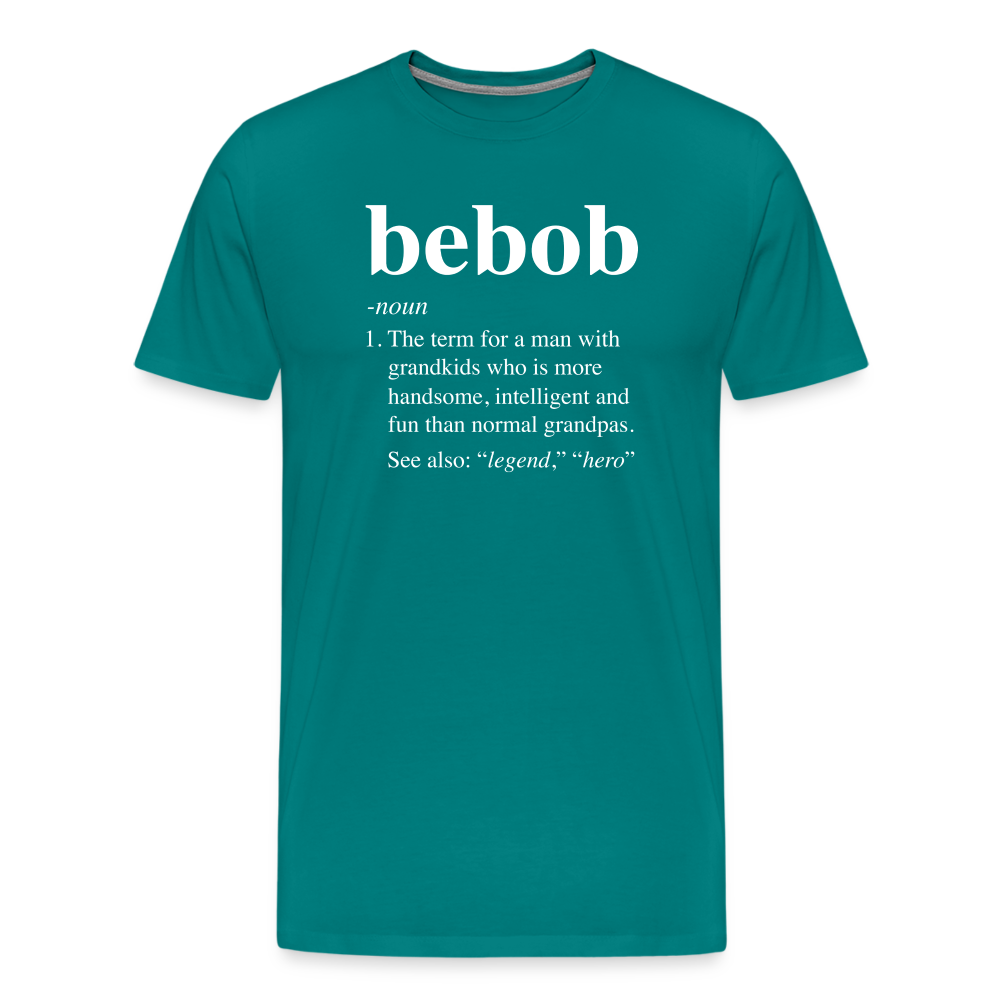 Bebob Definition Men's Premium T-Shirt - teal