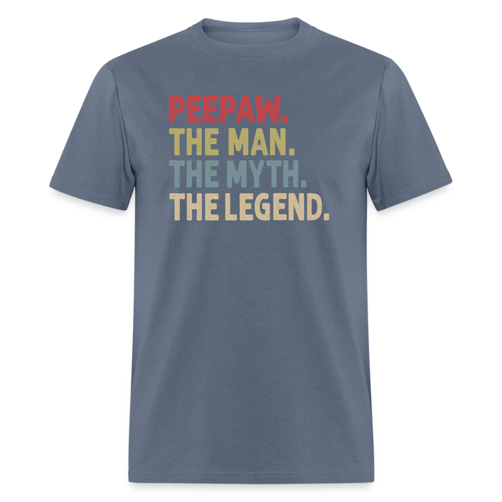 Peepaw the Man the Myth the Legend Unisex Classic T-Shirt - denim