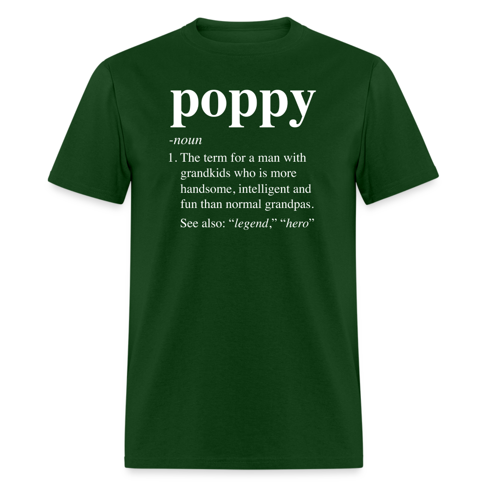 Poppy Definition Unisex Classic T-Shirt - forest green