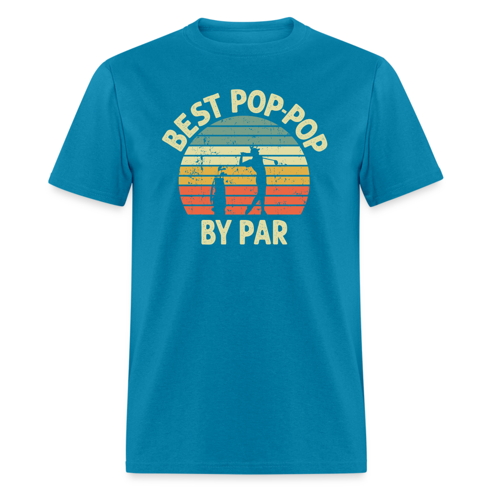 Best Pop-Pop By Par Unisex Classic T-Shirt - turquoise