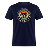Best Doodle Dad Ever Unisex Classic T-Shirt - navy