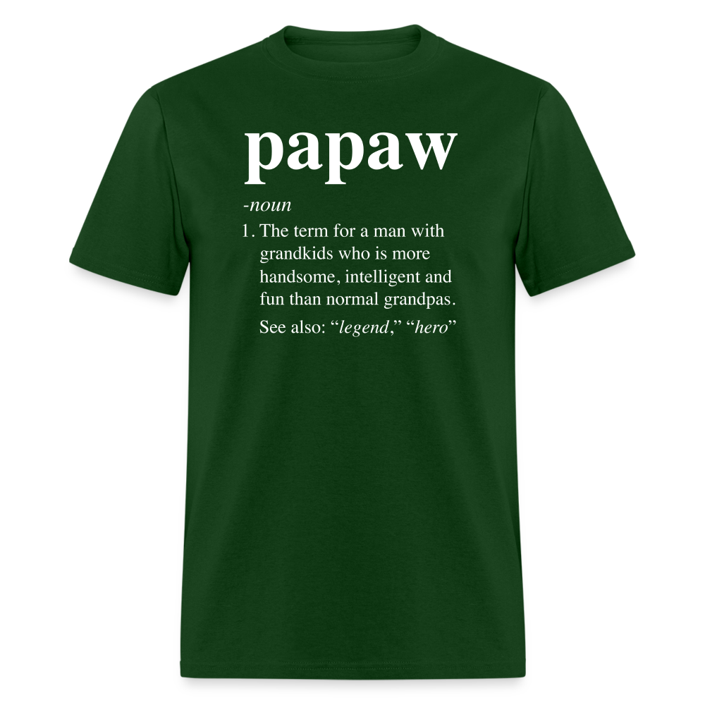 Papaw Definition Unisex Classic T-Shirt - forest green