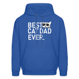 Best Cat Dad Ever Men's Hoodie - royal blue