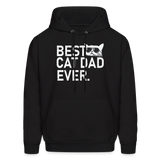 Best Cat Dad Ever Men's Hoodie - black