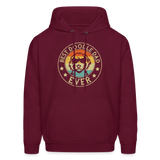 Best Doodle Dad Ever Men's Hoodie - burgundy