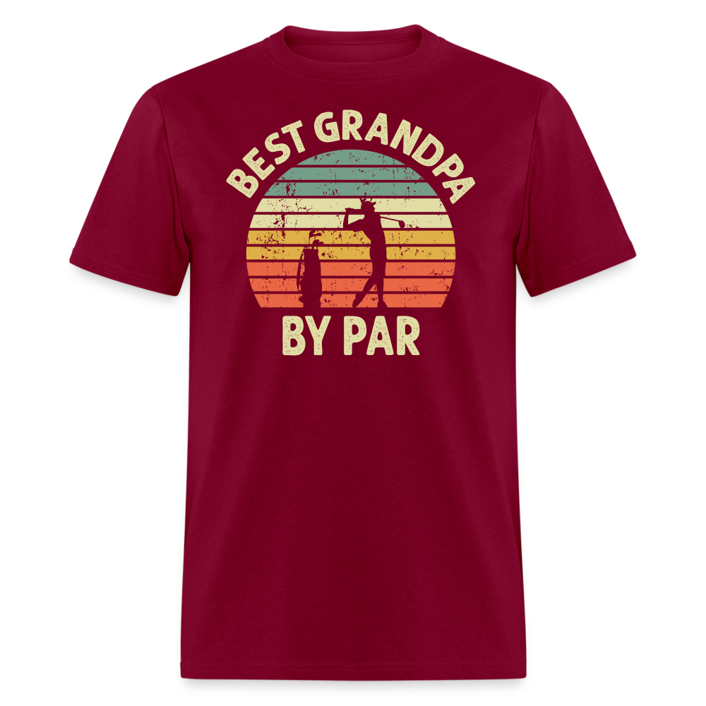 Best Grandpa By Par Unisex Classic T-Shirt - burgundy