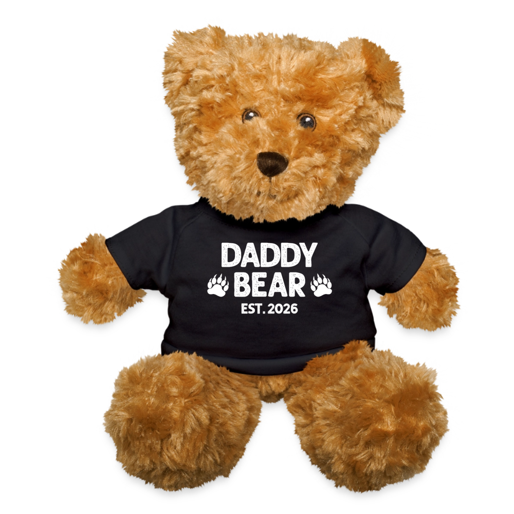 Daddy Bear Est. 2026 Teddy Bear - black