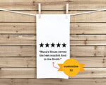 Nana's House Five Star Review Flour Sack Kitchen Towel Funny Dish Cloth Hostess Birthday Mothers Day Christmas Gift for Grandma