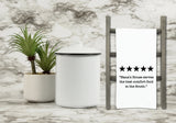 Nana's House Five Star Review Flour Sack Kitchen Towel Funny Dish Cloth Hostess Birthday Mothers Day Christmas Gift for Grandma
