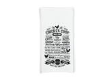 Chicken Coop Rules Flour Sack Hand Towel with Hanging Loop - Hostess Housewarming Birthday Christmas Gift for Chicken Lover Men WomenMen
