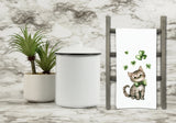 Cat St Patrick's Day Flour Sack Kitchen Towel Dish Cloth Hostess Birthday Christmas St Patrick's Day Irish Gift for Women Men
