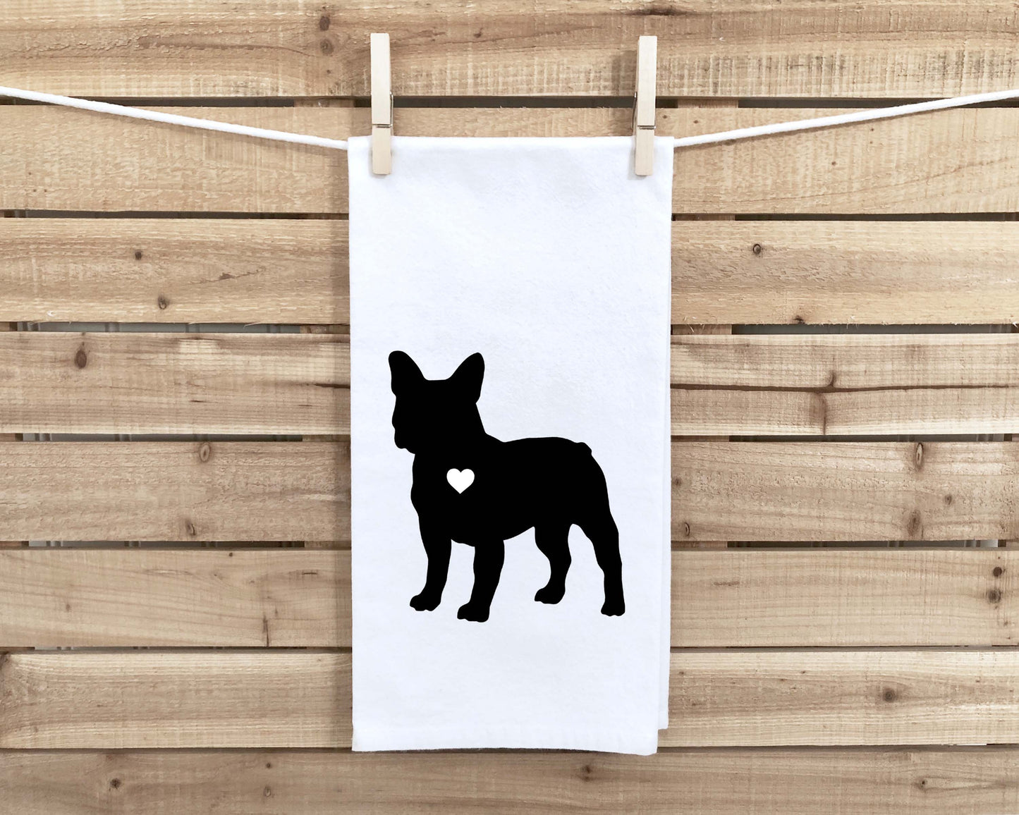 Set of 3 French Bulldog Flour Sack Kitchen Towels Funny Frenchie Dog Hand Tea Dish Towels Birthday Housewarming Christmas Gift for Women Men