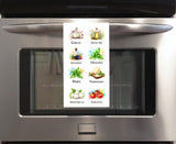 Italian Ingredients and Pasta Kitchen Towel Set of 2 - Gift Idea for Italian Food Lover