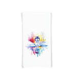 Siberian Husky Rainbow Winter Sunset Reflection Flour Sack Kitchen Towel Dog Dish Cloth Mother's Day Hostess Birthday Christmas Gift Idea