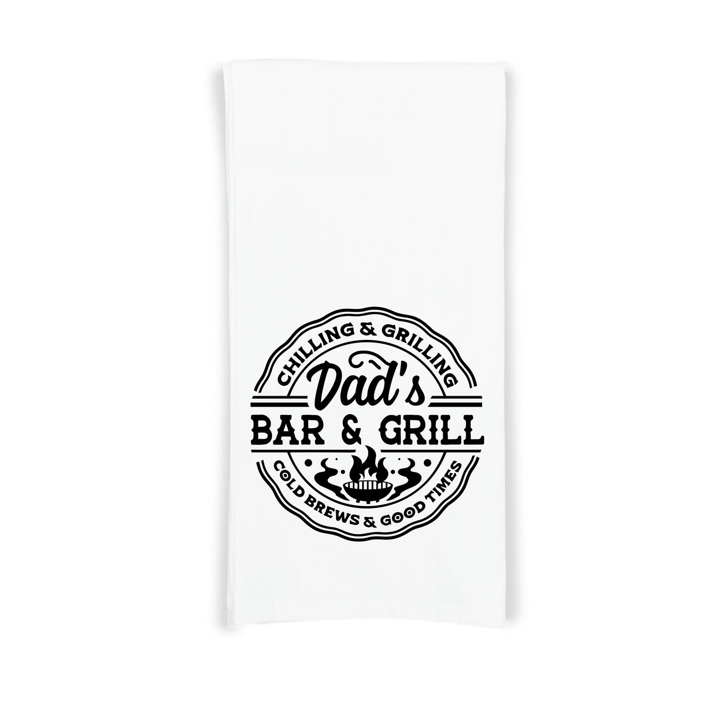 Grilling Towel Set of 8 Funny BBQ Themed Father's Day Gift for Men Who Love to Grill and Barbecue