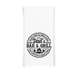 Grilling Towel Set of 8 Funny BBQ Themed Father's Day Gift for Men Who Love to Grill and Barbecue