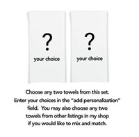 Italian Food Ingredients Kitchen Towel Set of 10 Garlic, Basil, Tomatoes, Mozzarella, Parmesan, Pasta, Porcini, Balsamic, Oregano, Olive Oil