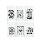 Witches Kitchen Flour Sack Kitchen Towels Witch Birthday Christmas Housewarming Hostess Halloween Gift for Witchy Women and Men