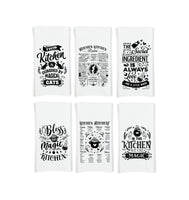 Witches Kitchen Flour Sack Kitchen Towels Witch Birthday Christmas Housewarming Hostess Halloween Gift for Witchy Women and Men
