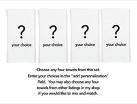 Italian Food Ingredients Kitchen Towel Set of 10 Garlic, Basil, Tomatoes, Mozzarella, Parmesan, Pasta, Porcini, Balsamic, Oregano, Olive Oil