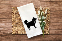 Set of 3 Alaskan Malmute Flour Sack Kitchen Towels Funny Dog Lover Hand Tea Dish Towels Birthday Housewarming Christmas Gift for Women Men