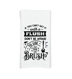 Set of 6 Funny Bathroom Hand Towels - Flour Sack Towel Gift Set - Housewarming Hostess Birthday Christmas Mothers Day Gift for Women Men