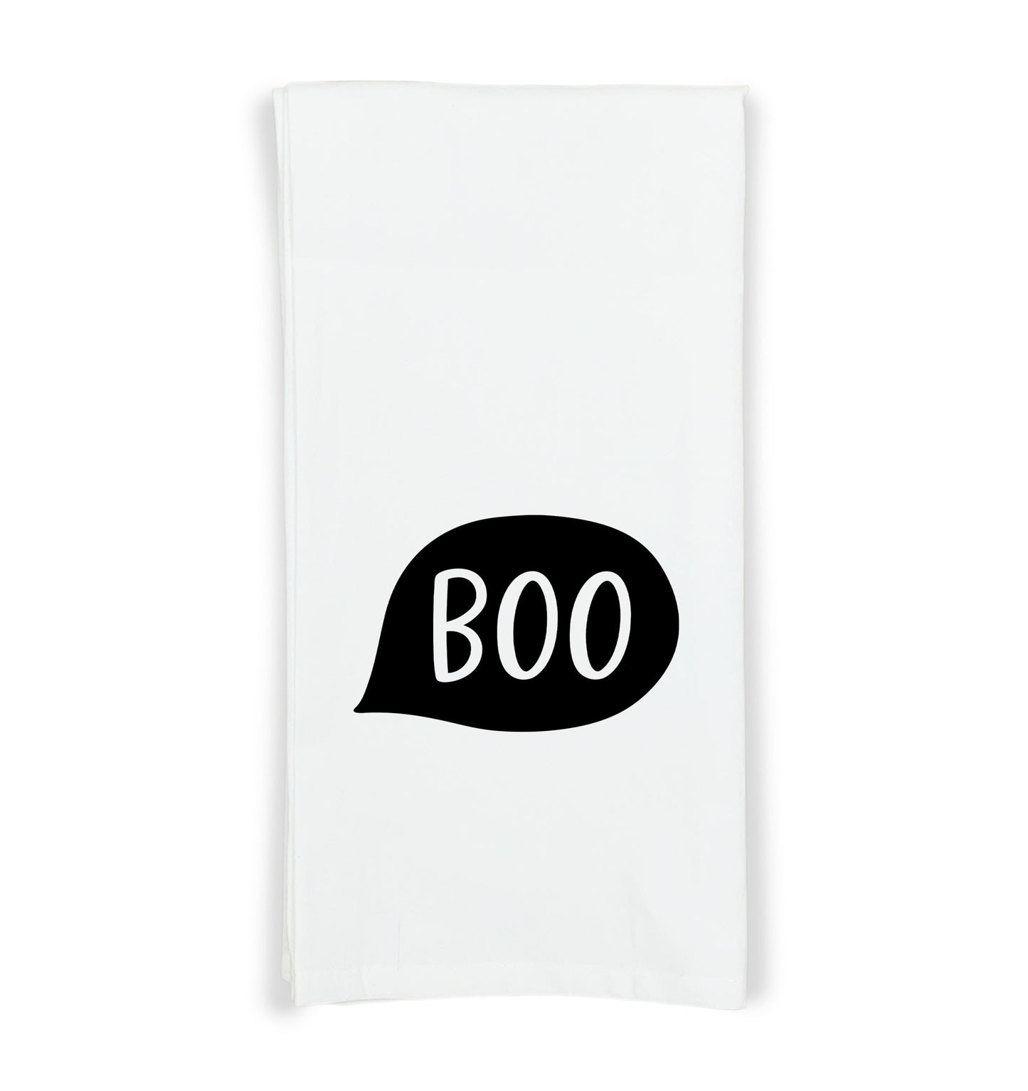 Boo and Eek Kitchen Towels Set of 2 Flour Sack Hand Tea Towels Halloween Home Decor Party Decorations