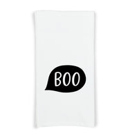 Boo and Eek Kitchen Towels Set of 2 Flour Sack Hand Tea Towels Halloween Home Decor Party Decorations