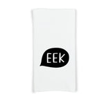 Boo and Eek Kitchen Towels Set of 2 Flour Sack Hand Tea Towels Halloween Home Decor Party Decorations