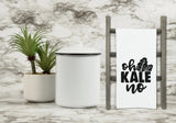 Oh Kale No Flour Sack Kitchen Towel with Hanging Loop Funny Vegetable Pun Cute Farmhouse Dish Cloth Housewarming Hostess Mothers Day Gift