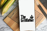 The Grillfather and Grilling Tools American Flag Gift Set of BBQ Themed Kitchen Towels for Dad Men Who Love Grilling BBQ Grill Cooking