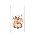 Chipmunk Tea Towel, 27x27 Flour Sack Hand Towel, Valentine's Day Birthday Mother's Day Christmas Gift Idea for Chipmunk Lovers